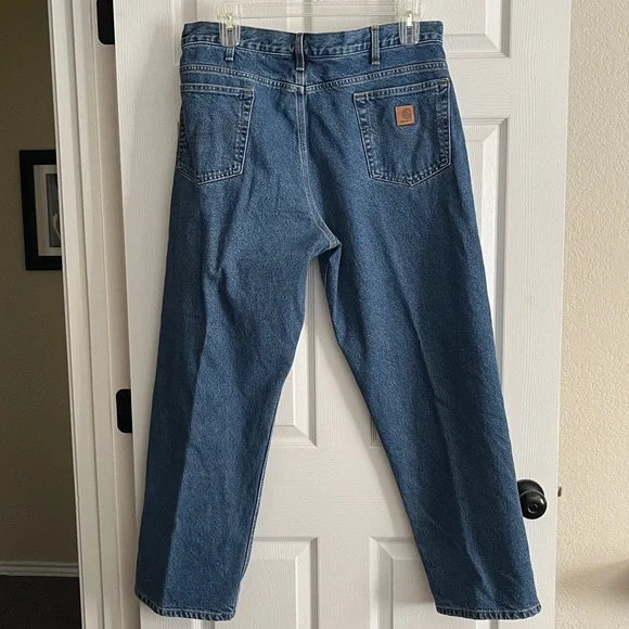 EUC CARHARTT Fleece Lined Jeans - Picture 3 of 12